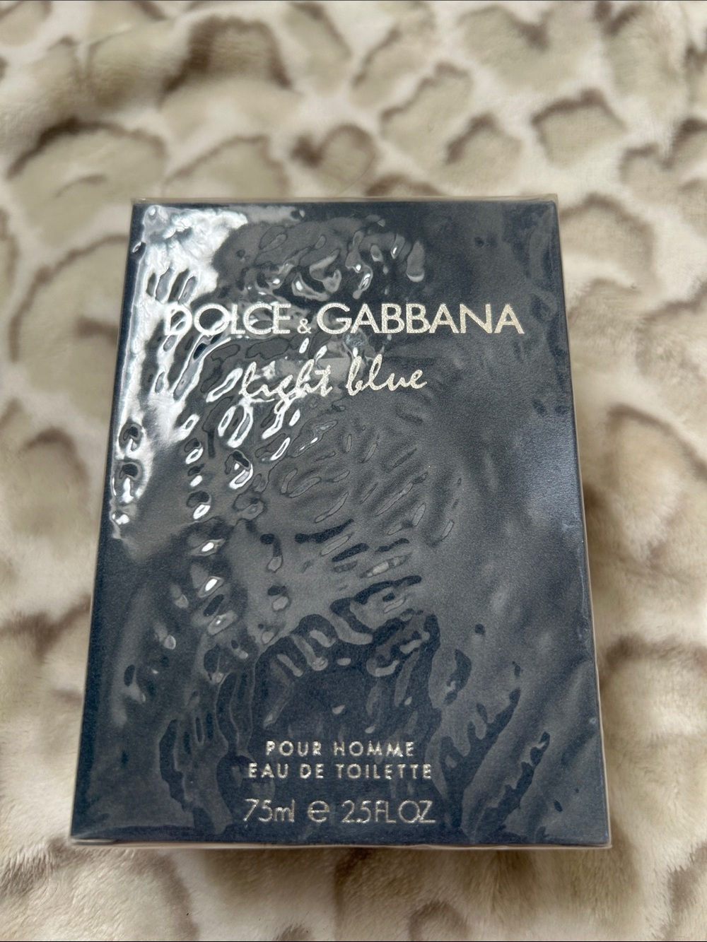 Dolce & Gabbana Light Blue Pour Homme - Navy and Gold Box